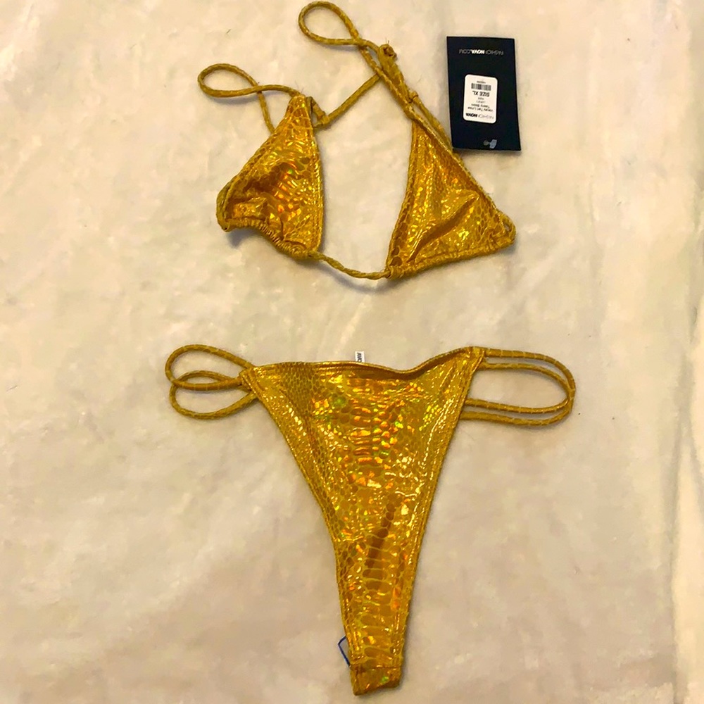 Fashion Nova Gold Bikini